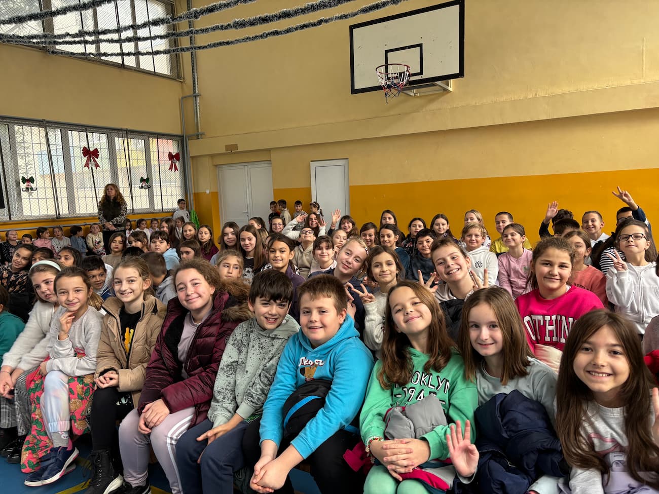 Photo 4: Students at the event