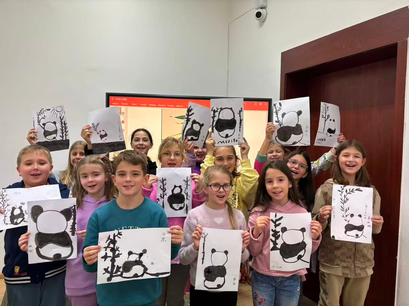 Photo 2: Display of students’ artworks