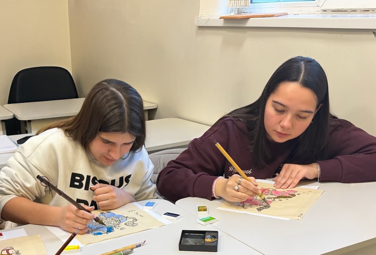 Снимка 2: Оцветяване на рисунките